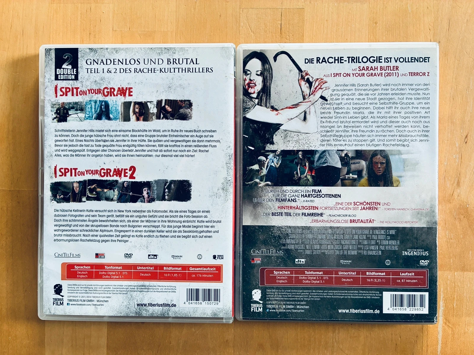 Trilogia de DVD I Spit on Your Grave importado. – photo 2